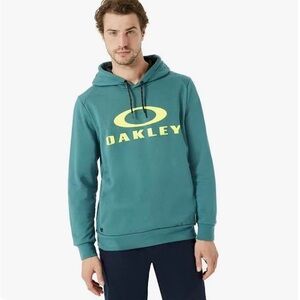 Oakley Lockup Pullover Hoodie Men’s Size Large Balsam Color Green Blue